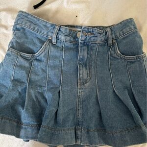 Refuge Light Blue Denim Women's Skirt